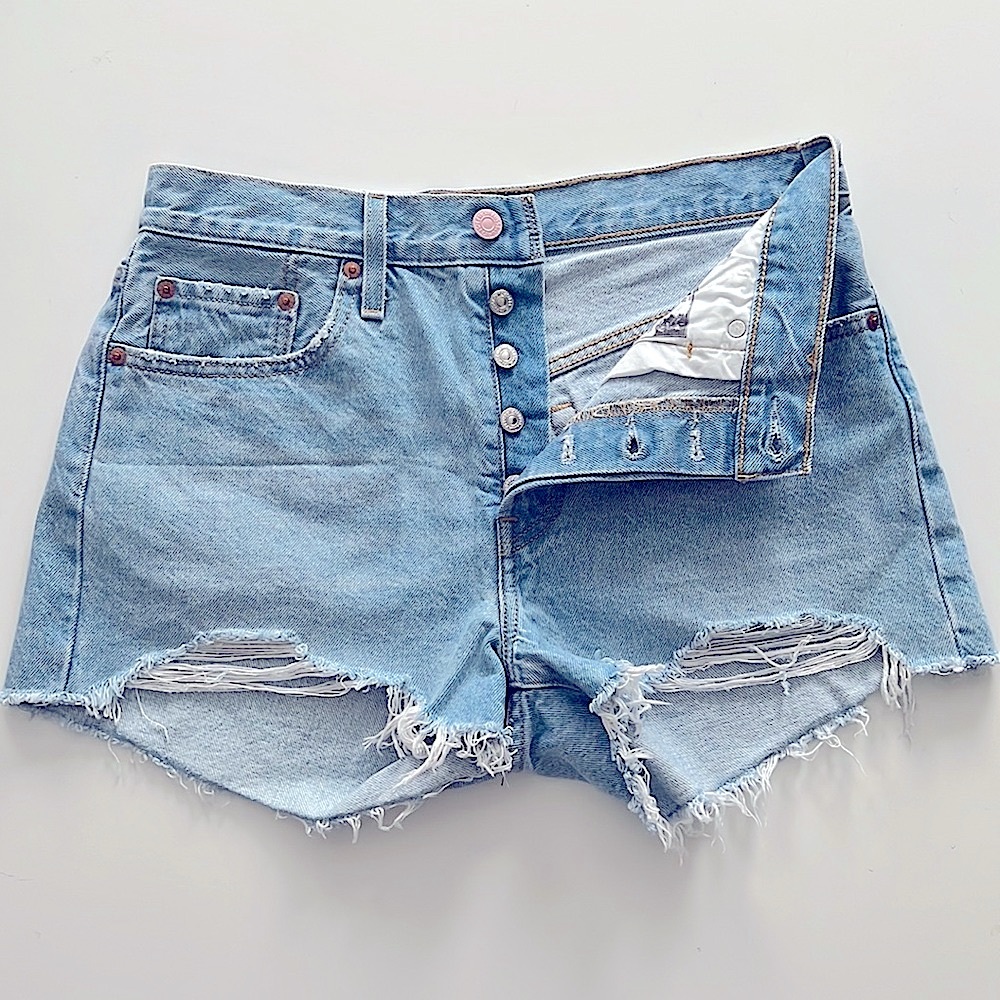 NWOT Levi’s 501 Premium Pink Label Shorts - Picture 7 of 13